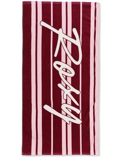 Urban Landscape Towel in Red