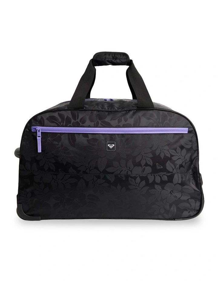 Feel It All Wheelie Duffle Bag in Black image 1