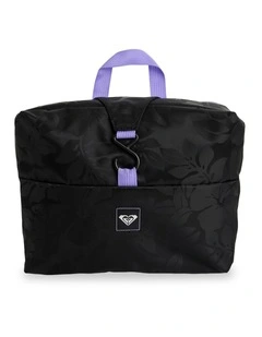 Cute Plane Toiletry Bag in Black