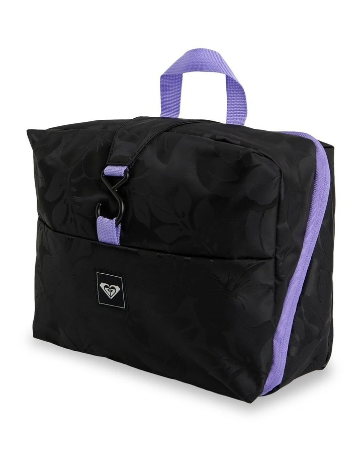 Cute Plane Toiletry Bag in Black image 3