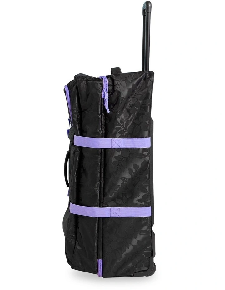 Long Haul Travel Bag Rolling Suitcase in Black image 3