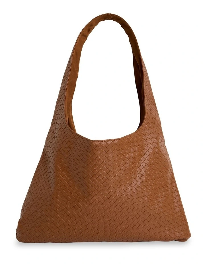 Sable Weave Shoulder Bag in Brown image 2