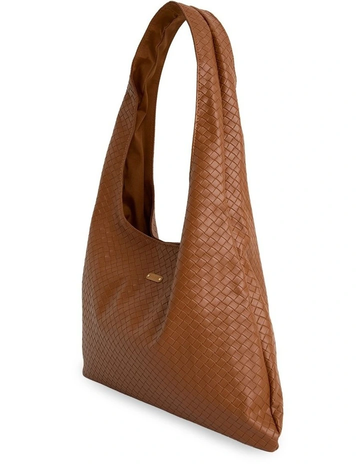 Sable Weave Shoulder Bag in Brown image 3