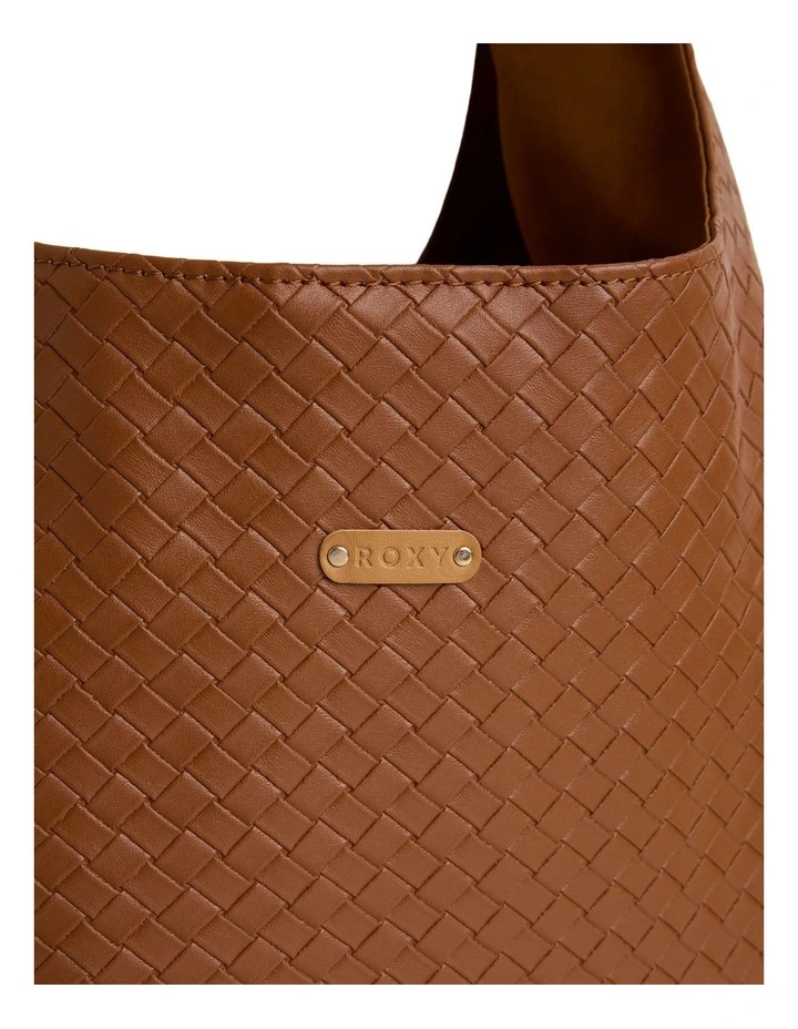 Sable Weave Shoulder Bag in Brown image 4