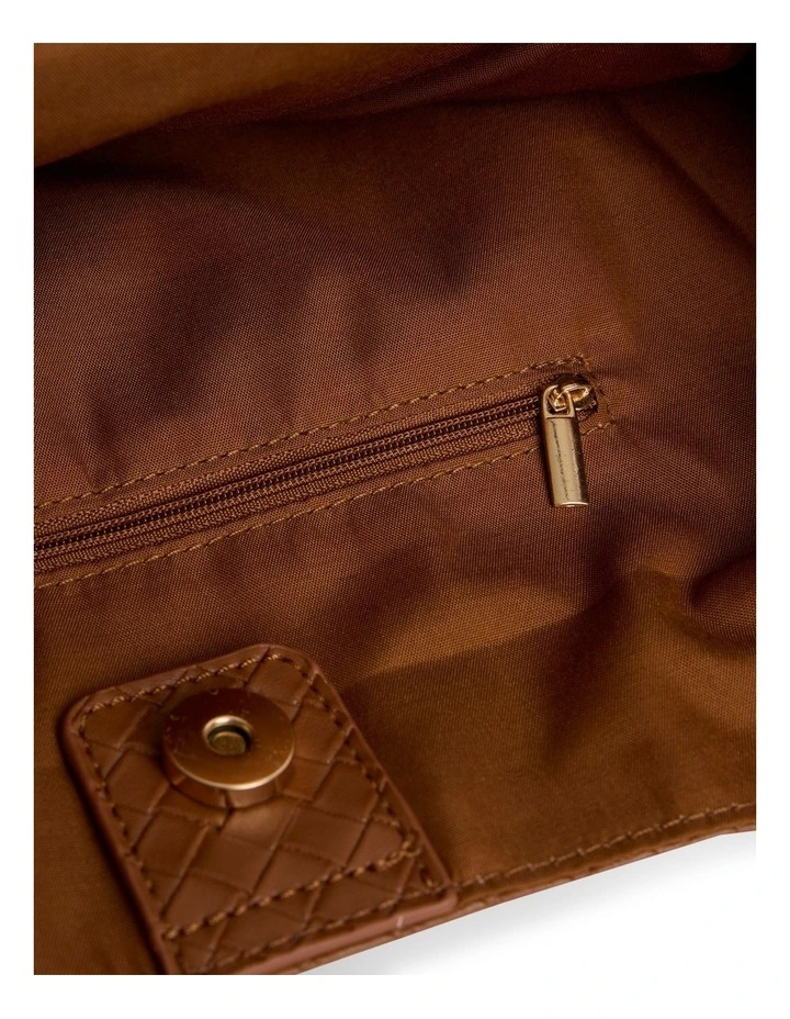 Sable Weave Shoulder Bag in Brown image 5