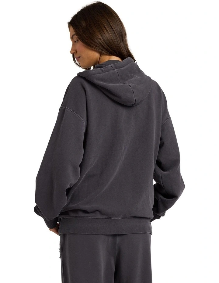 This Way Zip Thru Sweatshirt in Black image 2