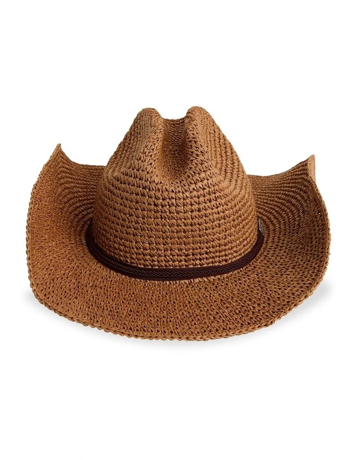Rider Straw Hat in Brown image 1
