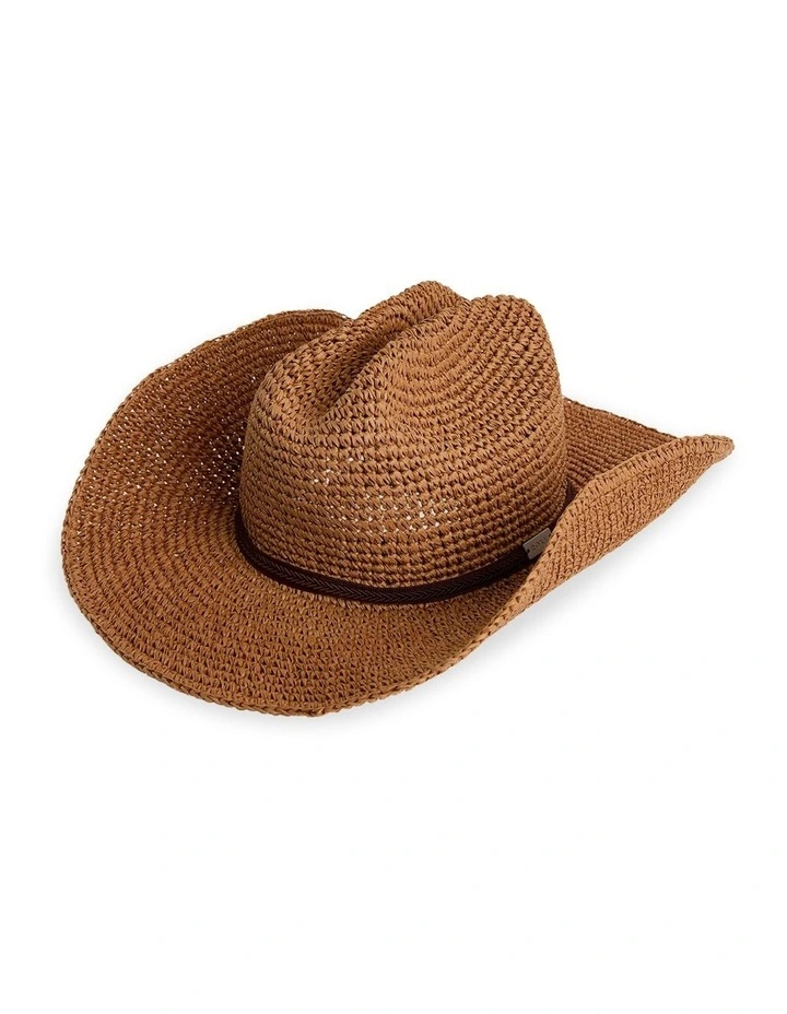 Rider Straw Hat in Brown image 4