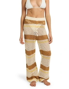 Only Girl Knitted Pants in Beige