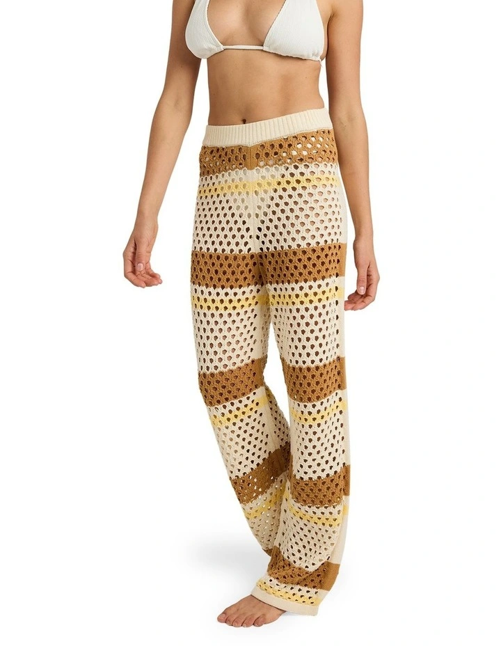 Only Girl Knitted Pants in Beige image 3
