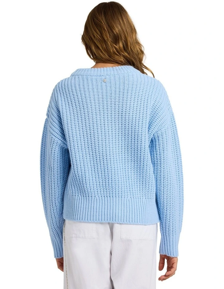 Coming Home Crew Neck in Blue image 2