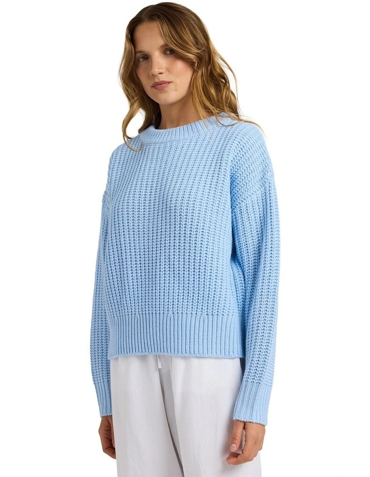 Coming Home Crew Neck in Blue image 3