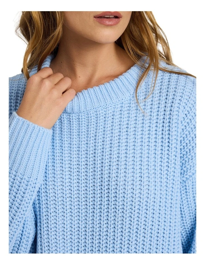 Coming Home Crew Neck in Blue image 4