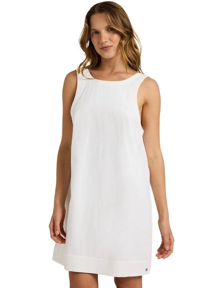 Lucky Charm Mini Dress in White image 3