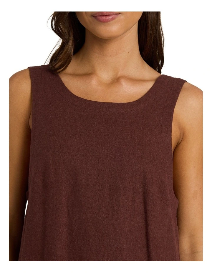 Lucky Charm Mini Dress in Brown image 4