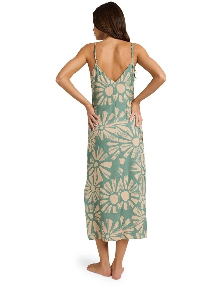 Suntribe Midi Dress in Green image 2