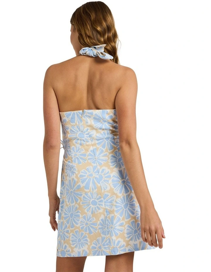 Daisy Haze Vista Wrap Dress in Blue image 2