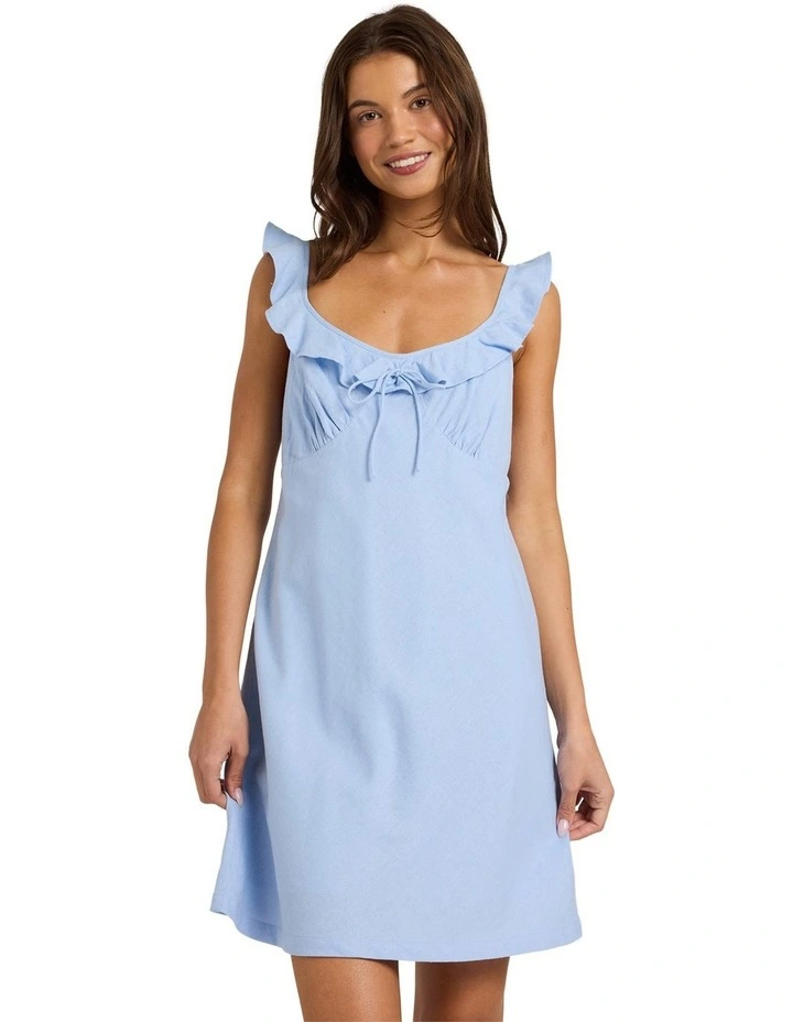 Little Darlin Mini Dress in Blue image 1