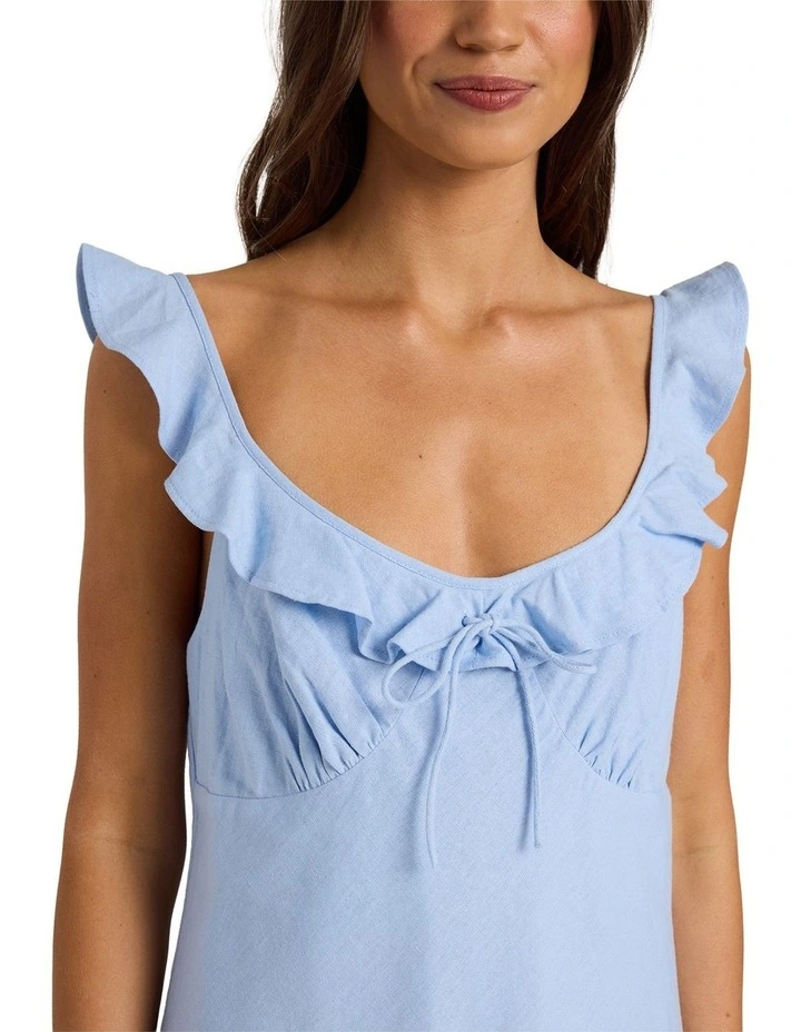 Little Darlin Mini Dress in Blue image 4