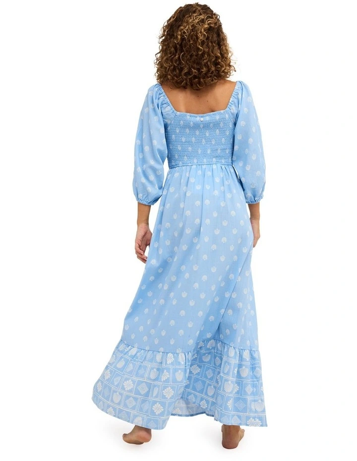 Borderline Maxi Dress in Blue image 2