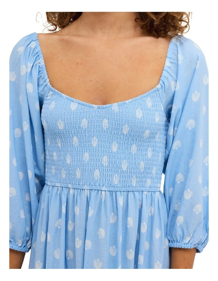 Borderline Maxi Dress in Blue image 4