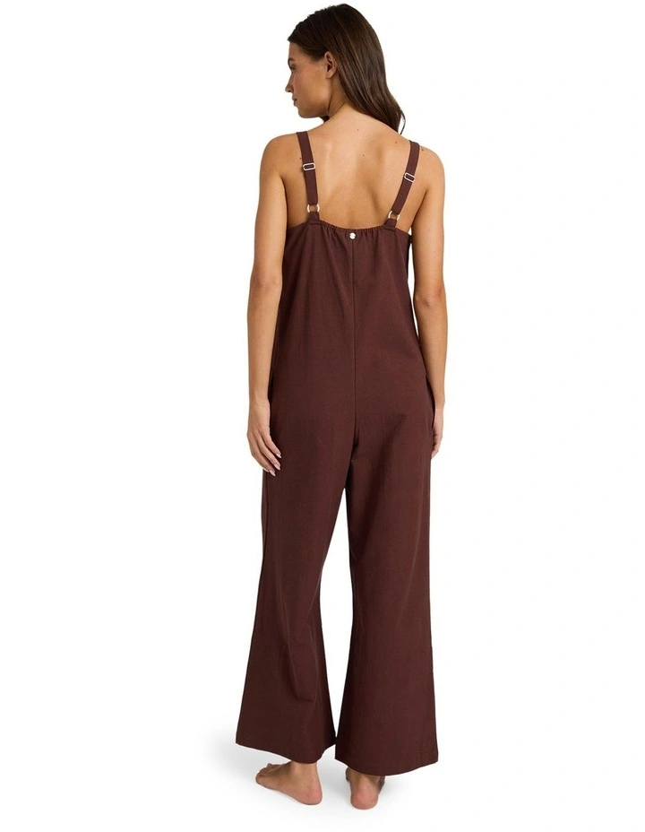 Summer Icon Playsuit in Brown image 2