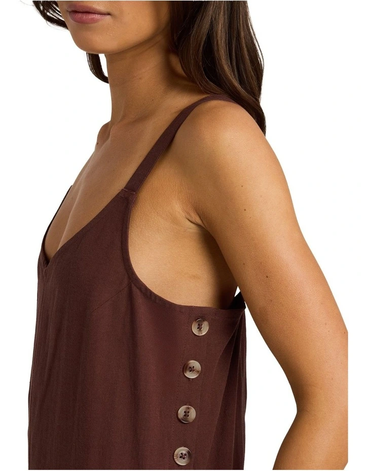 Summer Icon Playsuit in Brown image 4
