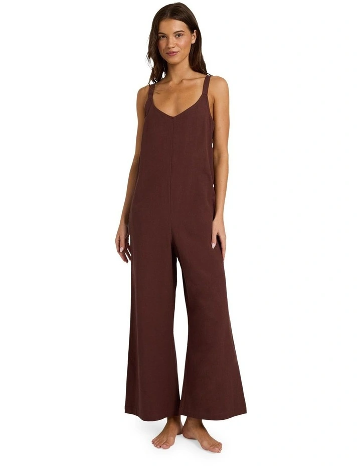 Summer Icon Playsuit in Brown image 5