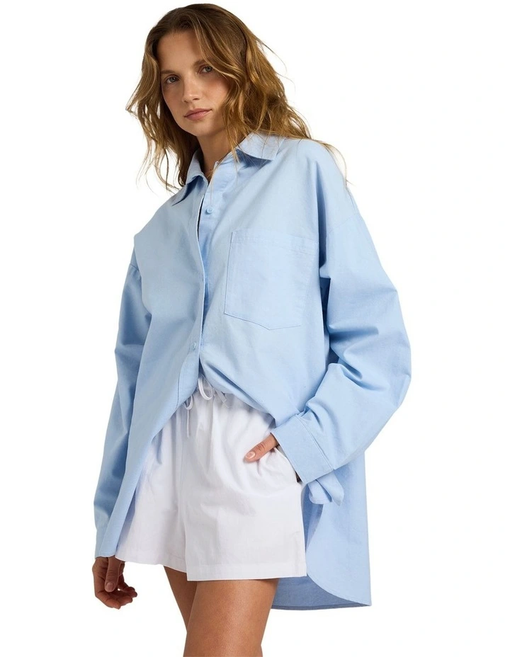 Alltime Long Sleeve Shirt in Blue image 3