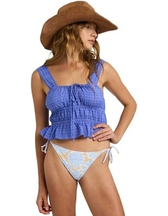 Sunset Mist Tank Top in Blue