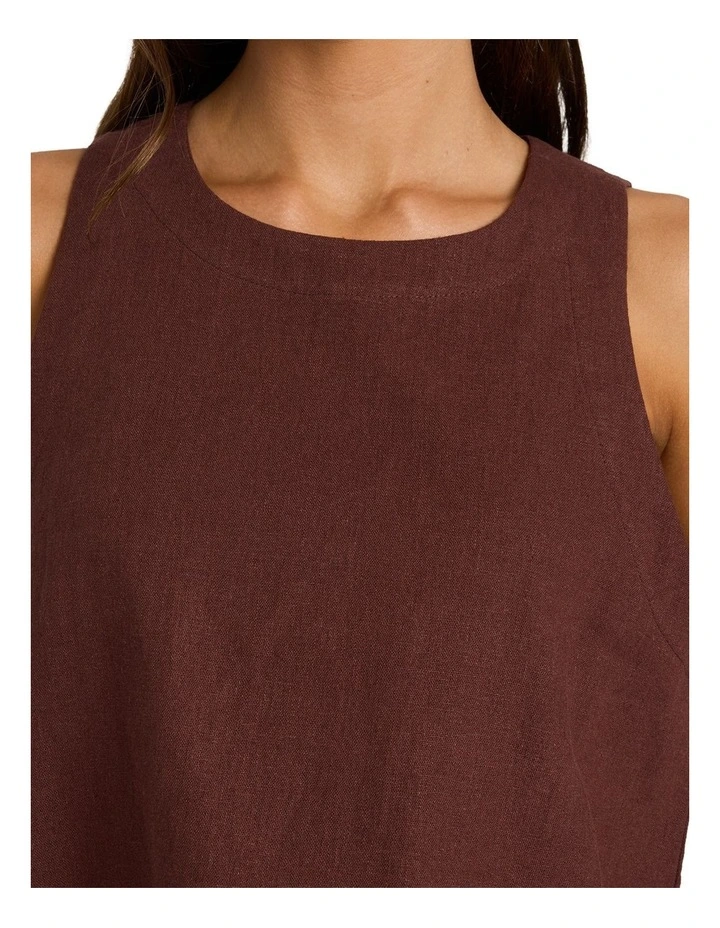 Amor Tank Top in Brown image 4
