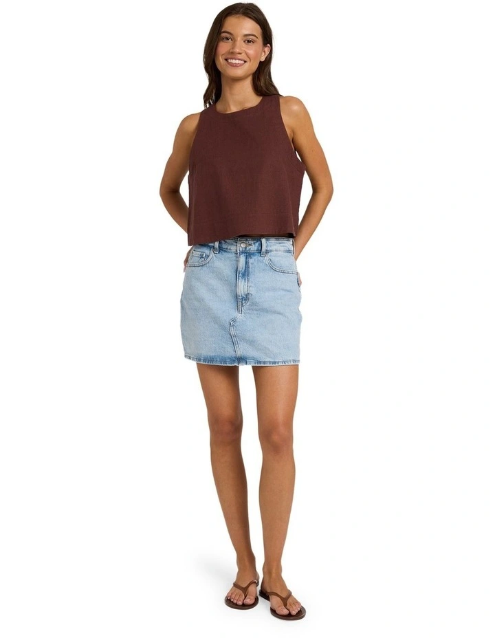 Amor Tank Top in Brown image 5