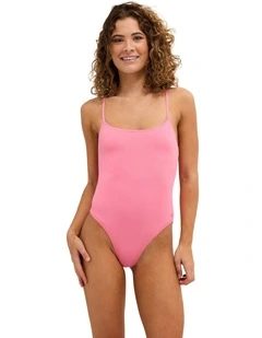 Beach Classics One Piece Swimsuit in Pink