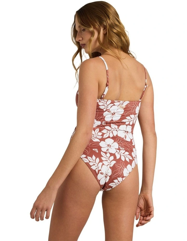 The Mo One Piece Swimsuit in Brown image 2