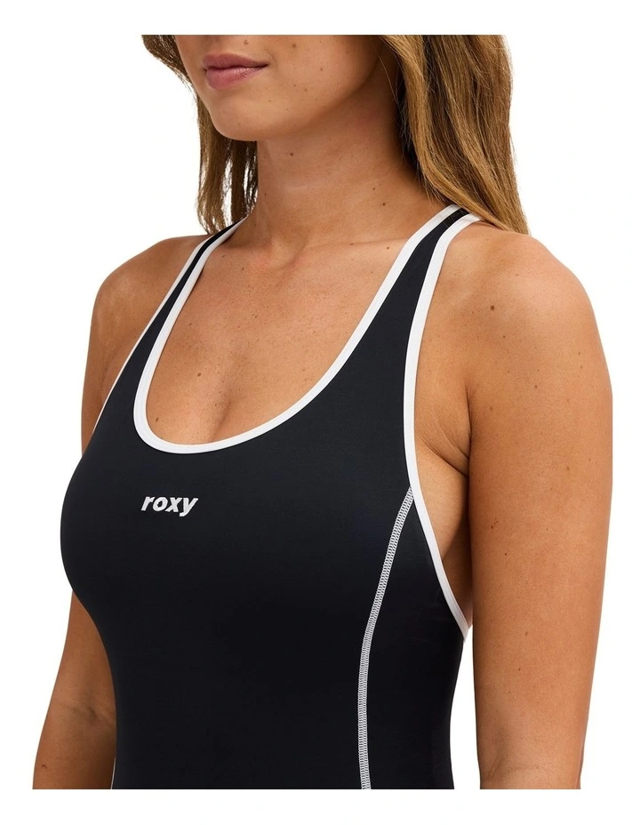 Active One Piece Swimsuit in Black image 4