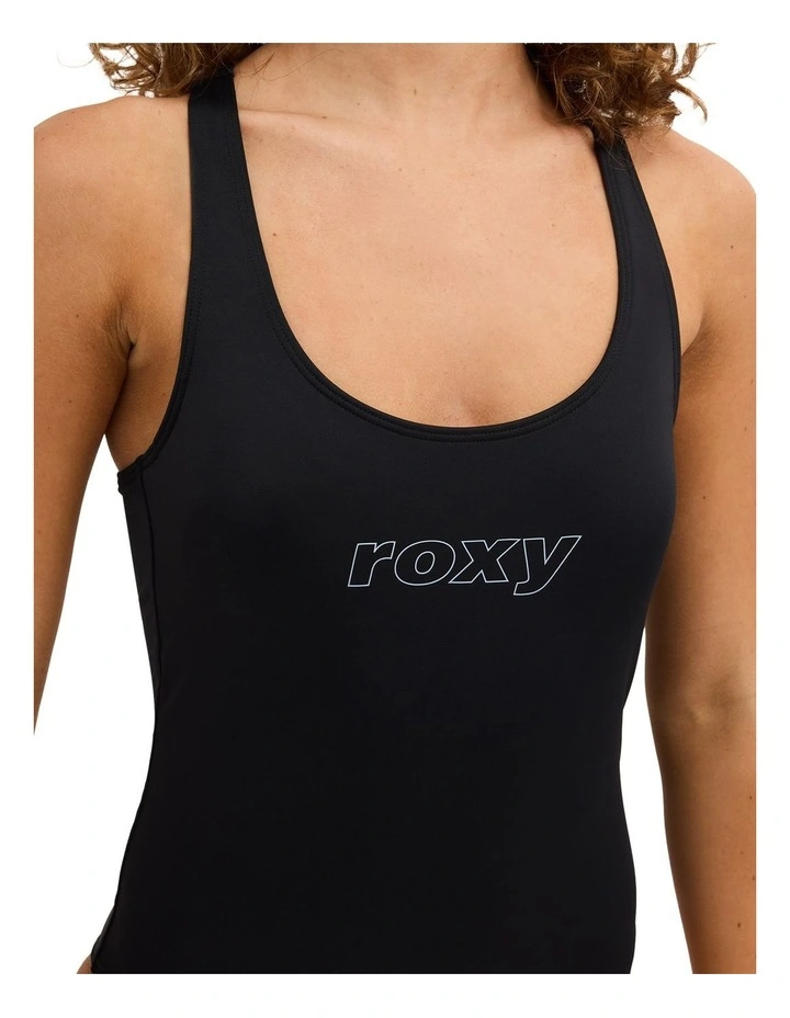 Active Basic One Piece Swimsuit in Black image 4