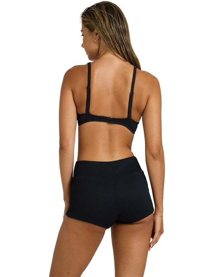 Love Underwire Bralette Bikini Top in Black image 2