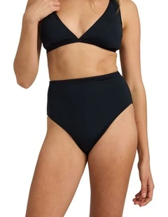 Beach Classics Mod Bikini Bottom in Black
