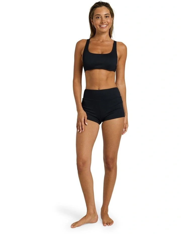Roxy Love Boyleg Bikini Bottom in Black image 5
