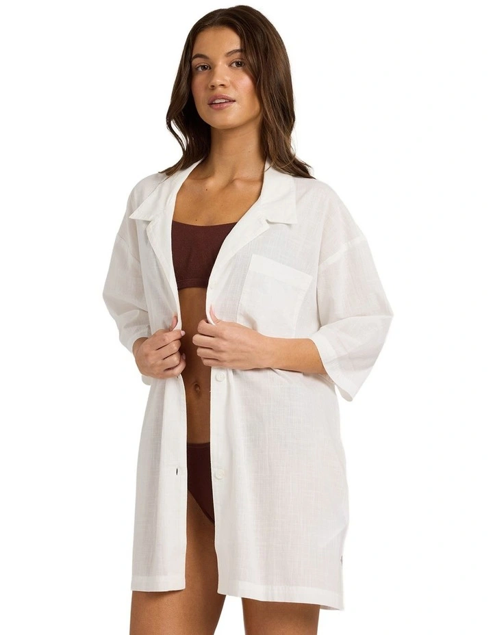 Getaway Short Sleeve Shirt in White image 3