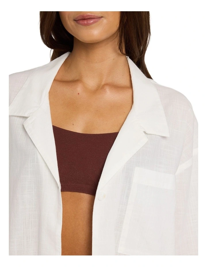 Getaway Short Sleeve Shirt in White image 4