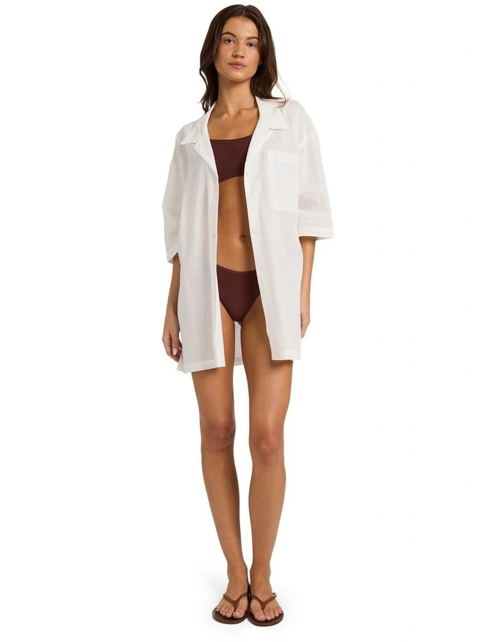 Getaway Short Sleeve Shirt in White image 5