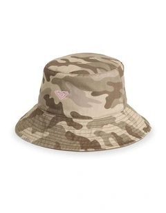 Wahine Bucket Hat In Dark Green