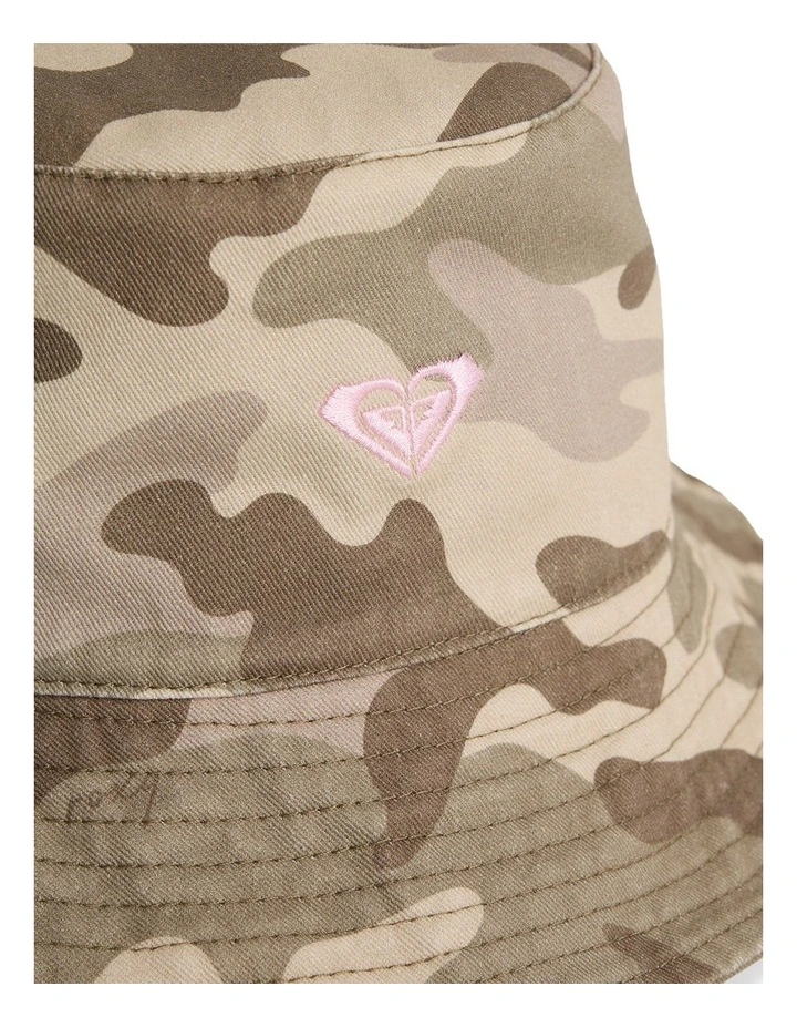Wahine Bucket Hat In Dark Green image 4