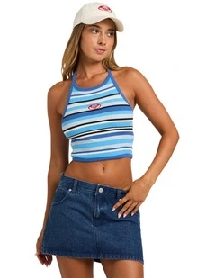 Horizons Halter Top in Nouvean Navy