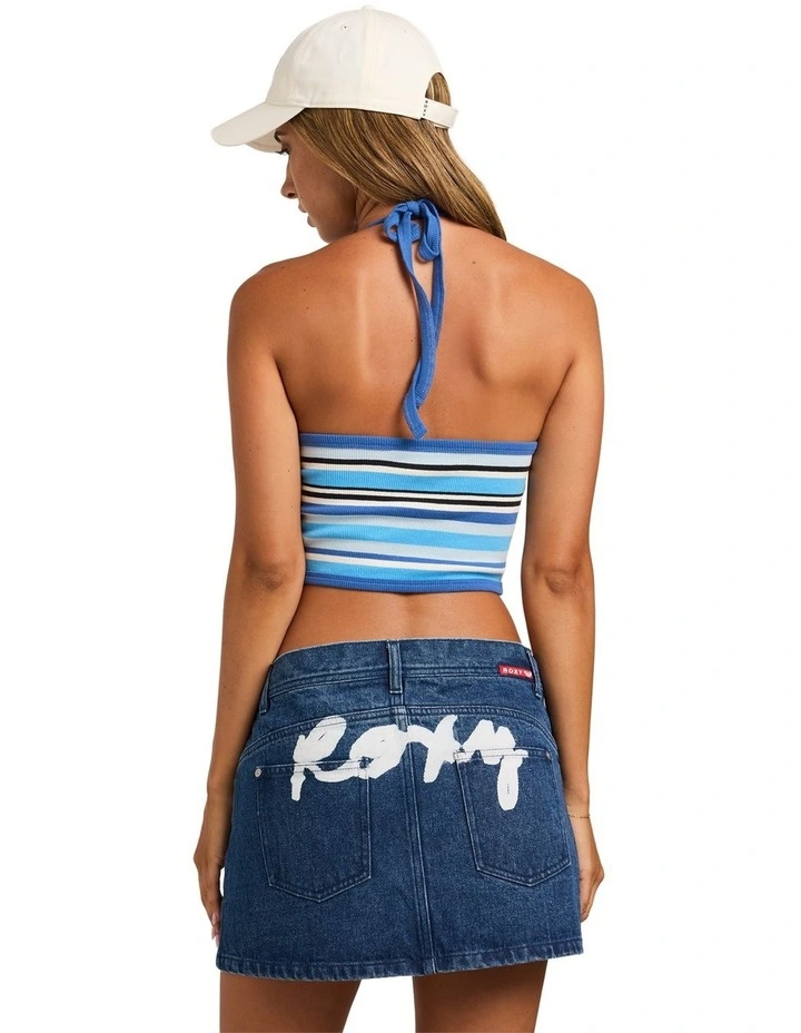 Horizons Halter Top in Nouvean Navy image 2