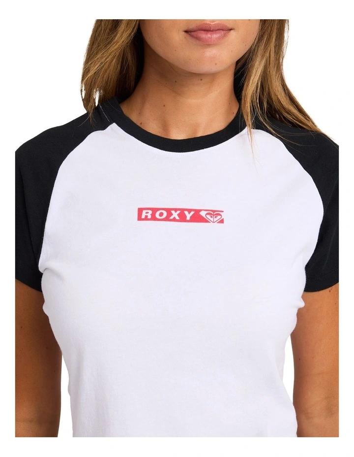 Rewind Raglan T-Shirt in Black image 4