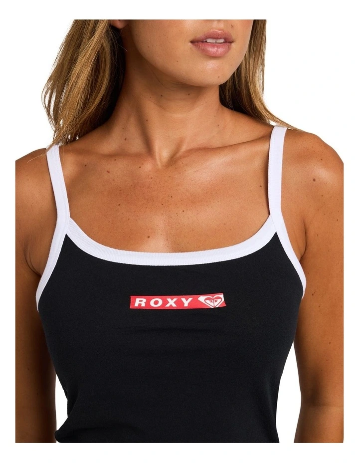 Rewind Cami Tank Top in Black image 4