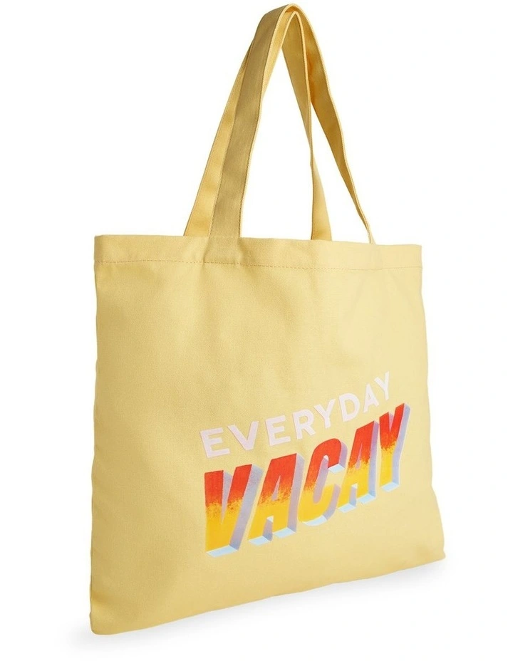 Vibing Tote Bag in Lemon Drop image 3