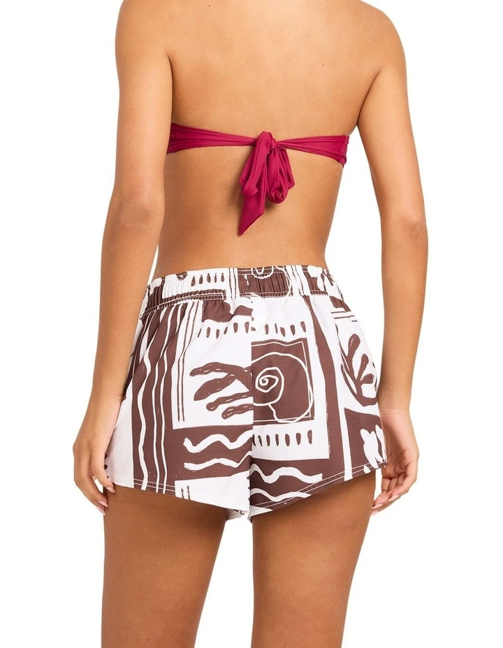 No Bad Waves 2 Inch Boardshorts In Coconut Milk image 2